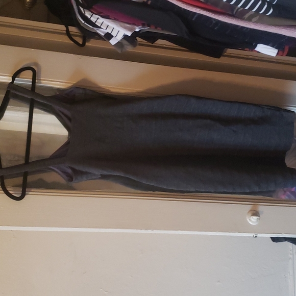 Express Gray Sleeveless Body Con Dress, Size 4 - Picture 2 of 2